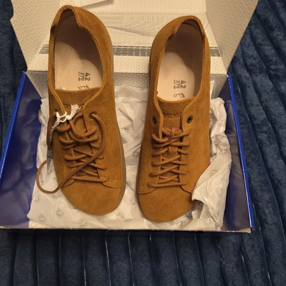Women's Birkenstock Suede Sneakers - Picture 3 of 5